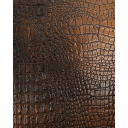 Simili Cuir Chocolat - Timsah - Maison Klem