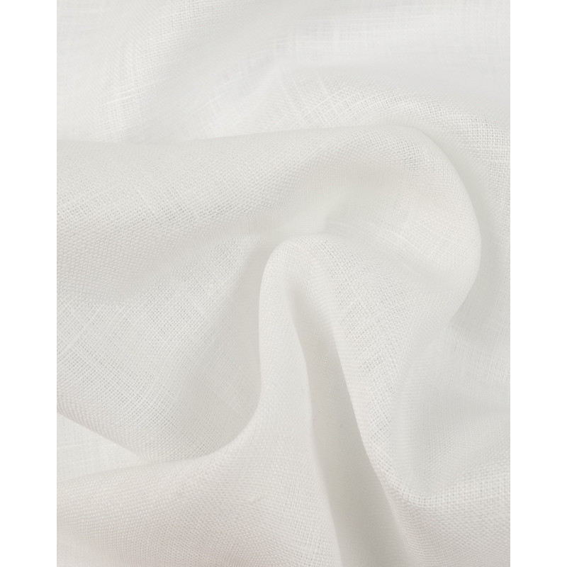 Lin Lavé Viscose Blanc - Maison Klem