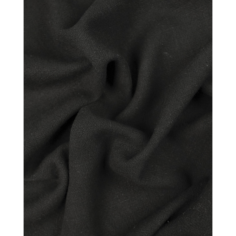 Lin Lavé Viscose Noir - Maison Klem
