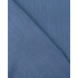 Lin Lavé Viscose Bleu Jean - Maison Klem