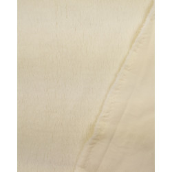 Unbleached Sherpa fabric