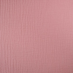 Double Gaze Unie Vieux Rose Mia Oeko-tex