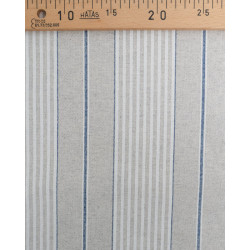 Linen Effect Coating 140 rainbow raja blue