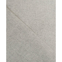 Effet Lin Lurex Enduit 160 Gris Argent - Maison Klem