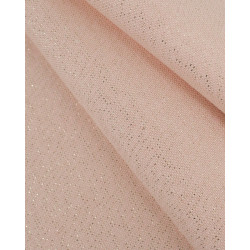 Effet Lin Lurex Enduit 160 Rose Or - Maison Klem