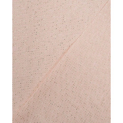 Effet Lin Lurex Enduit 160 Rose Or - Maison Klem