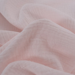 Double Gaze Unie Rose Pastel - Maison Klem