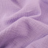 Double Gaze Unie Lilas - Maison Klem