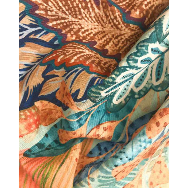 Outdoor Digital Dralon Fond Marin - Maison Klem