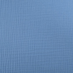 Double Gaze Uni Bleu Ciel Mia Oeko-tex