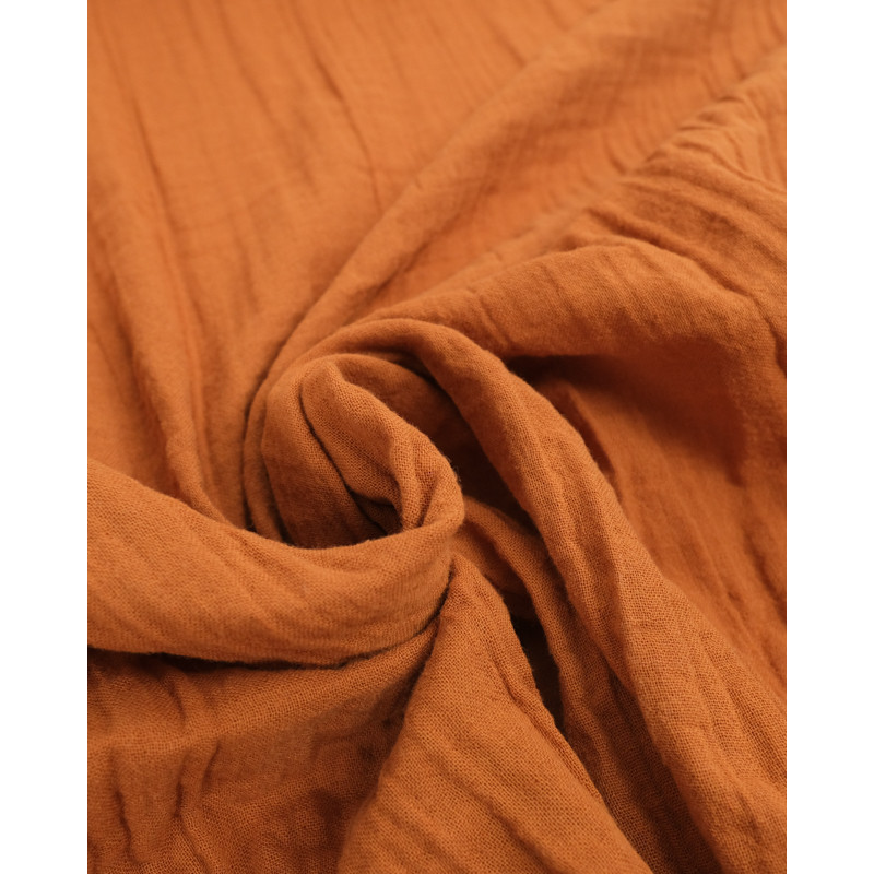 Double Gaze Bio 130CM Camel - Maison Klem