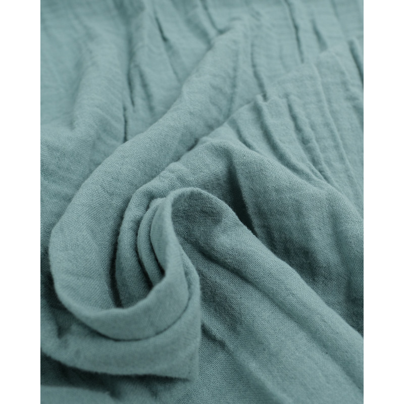 Double Gaze Bio 130CM Vert Aqua - Maison Klem