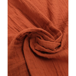 Double Gaze Bio 130CM Terracotta - Maison Klem