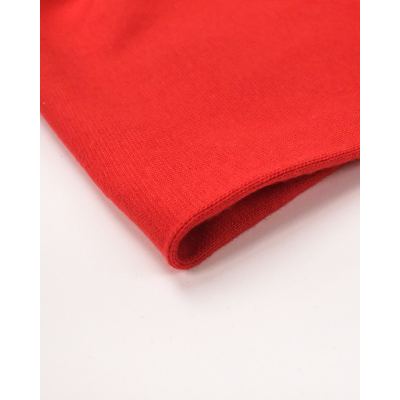 Rib Cuff Fabric Red - Leonore - Maison Klem