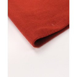 Rib Cuff Fabric Madder Red - Leonore - Maison Klem
