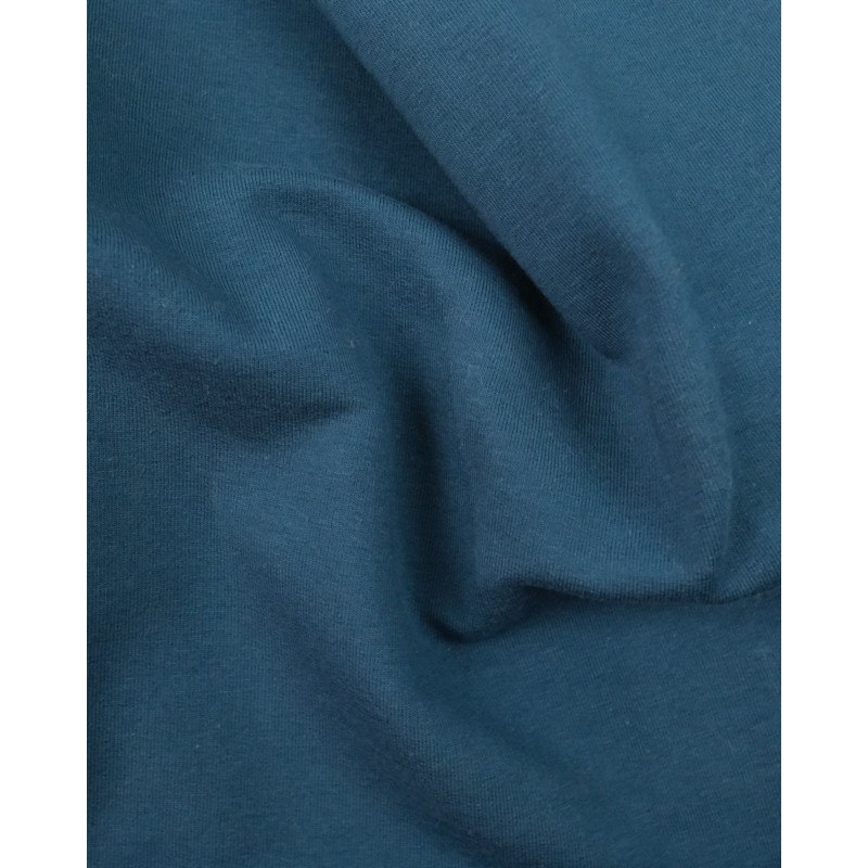 Molleton Jersey Pétrole - Maison Klem