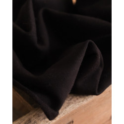 Molleton Jersey Oeko-Tex noir