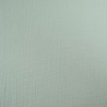 Double Gaze Unie Vert Pastel - Maison Klem