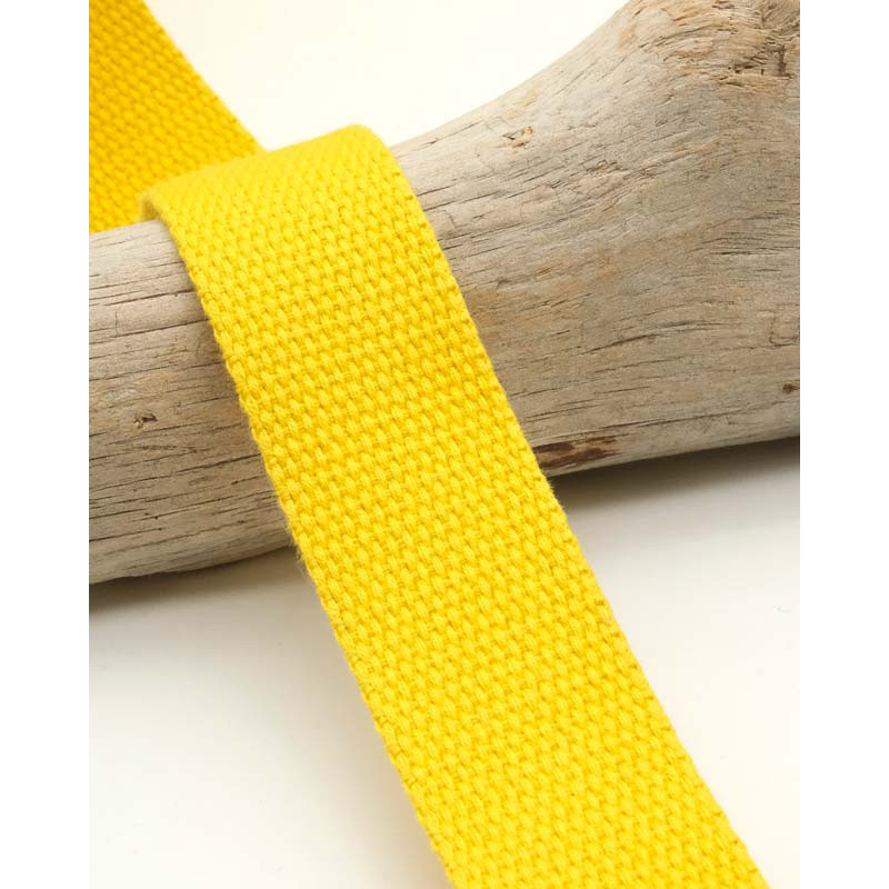 Sangle Coton 25MM Jaune - Maison Klem