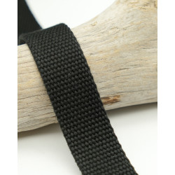 Sangle Coton 25MM Noir - Maison Klem