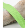 Sangle Coton 25MM Vert Fluo - Maison Klem