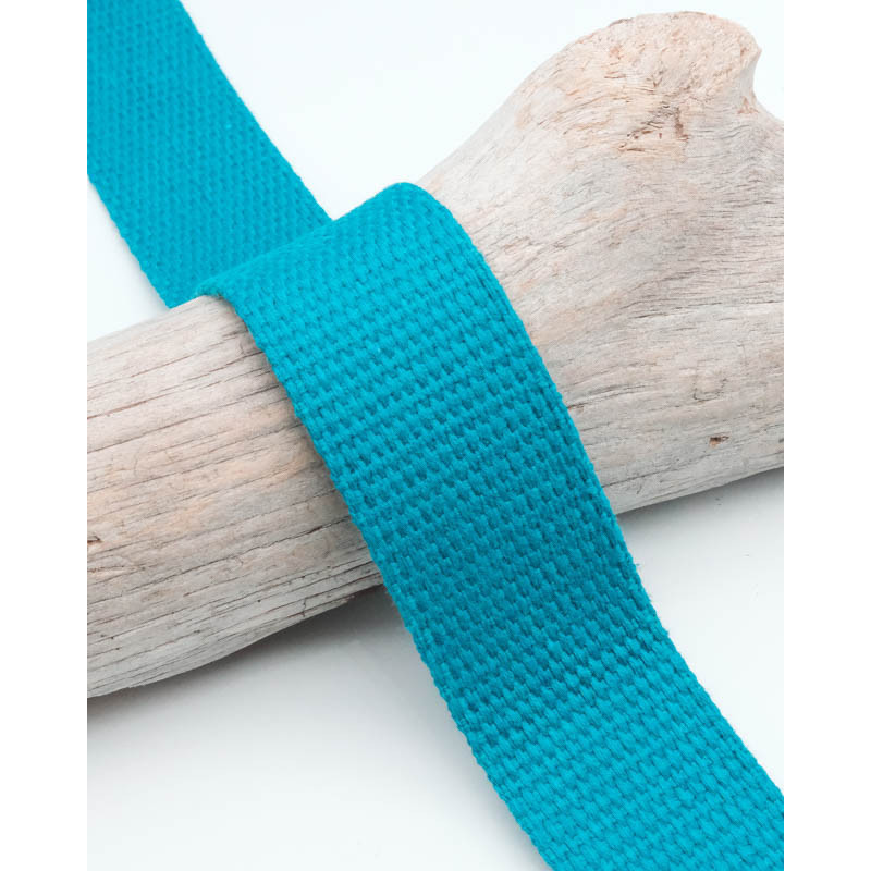 Sangle Coton 25MM Bleu Atlantique - Maison Klem