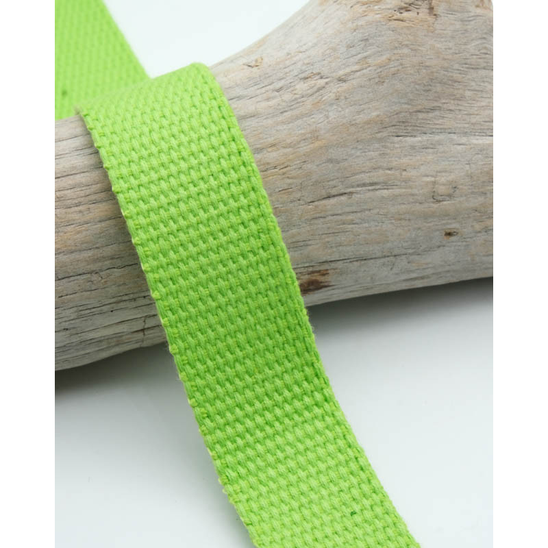 Sangle Coton 25MM Vert Anis - Maison Klem