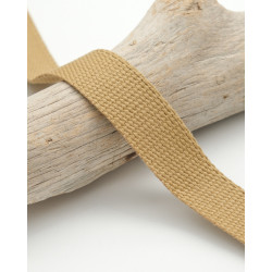 Sangle Coton 30MM Beige Taupe - Maison Klem