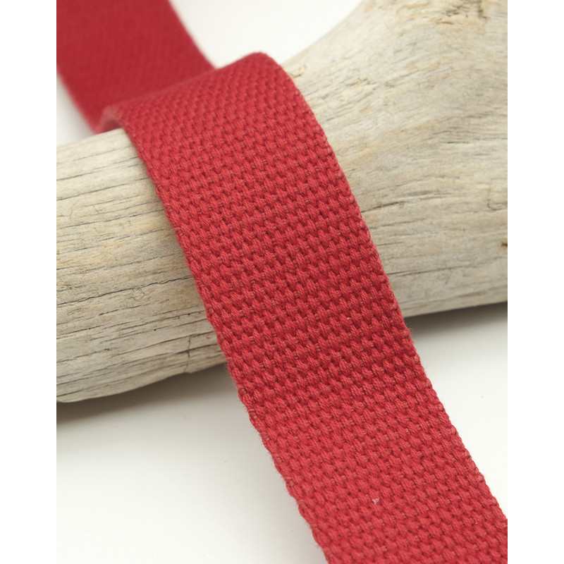 Sangle Coton 40MM Bordeaux - Maison Klem