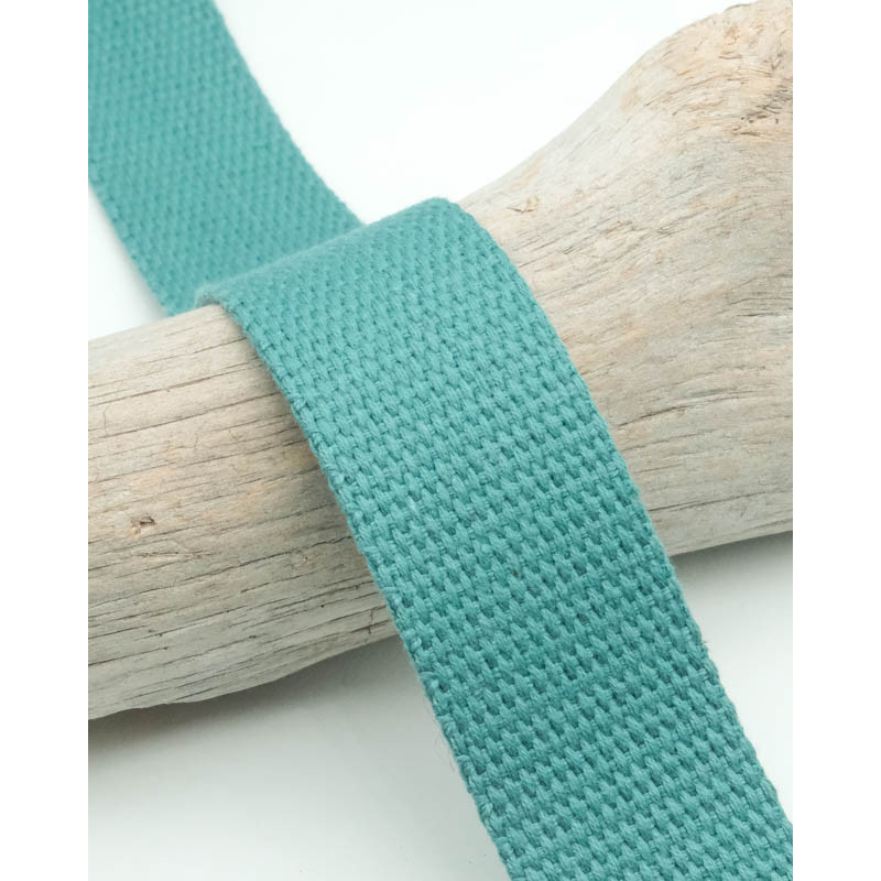 Sangle Coton 40MM Bleu Canard - Maison Klem