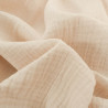 Double Gaze Unie Beige - Maison Klem
