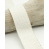 Sangle Coton Lurex Or 30MM blanc