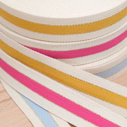 Sangle Coton Lurex Bicolore - Maison Klem