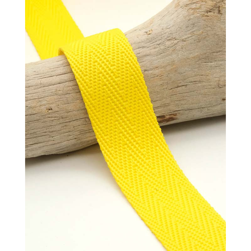 Sangle Polypropylène 30MM Jaune - Maison Klem