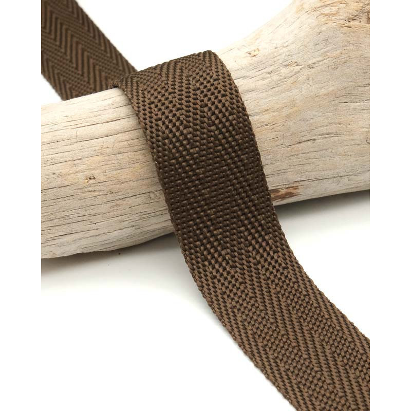 Sangle Polypropylène 30MM Marron Chocolat - Maison Klem