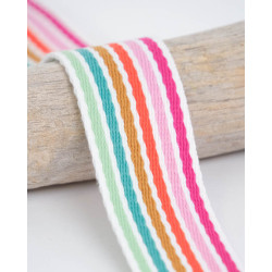 Sangle Multi Rayures 40MM Multi - Maison Klem
