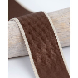 Sangle Bord 38MM Marron Foncé - Maison Klem