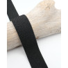 25MM Black Lurex Elastic