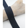 25MM Navy Blue Lurex Elastic