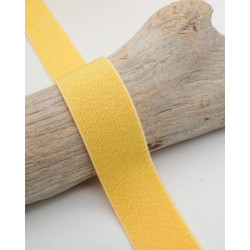 Elastique Lurex 25MM Jaune - Maison Klem