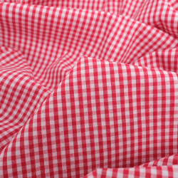 Vichy Petits Carreaux Rouge - Maison Klem