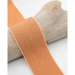 Elastique Lurex 40MM Orange - Maison Klem