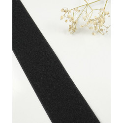 Ruban Auto Agrippant à Coudre 20MM Noir Crochet - Maison Klem