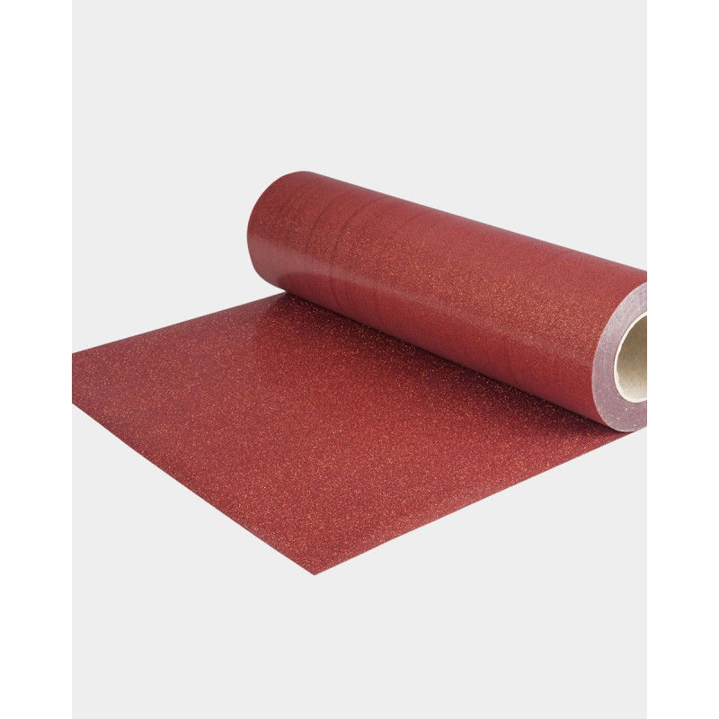 Feuille Flex Pailletée Rouge - Maison Klem