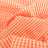 Vichy Petits Carreaux Orange - Maison Klem