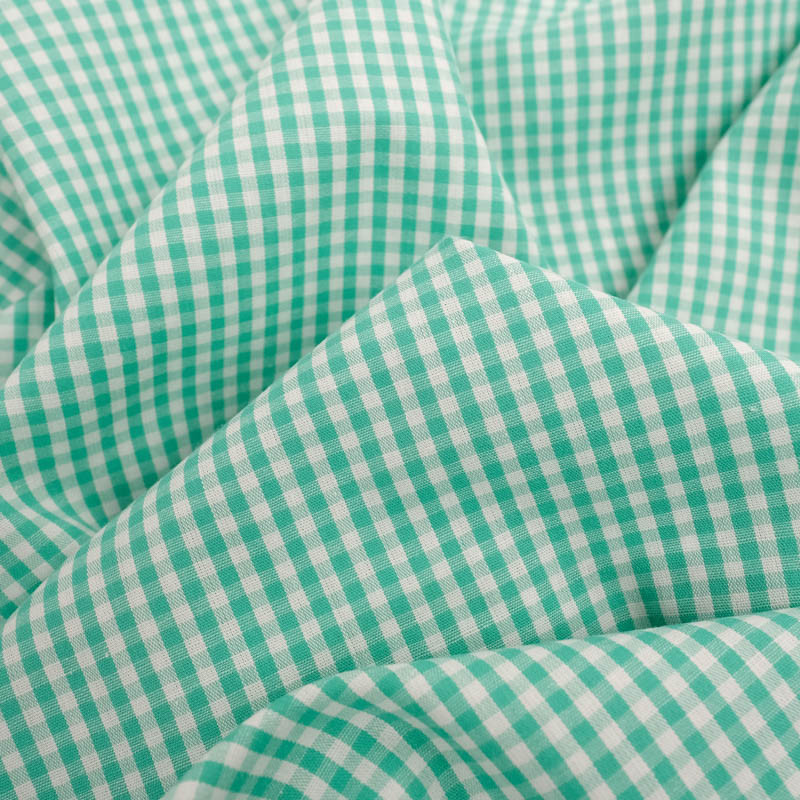 Vichy Petits Carreaux Vert Menthe - Maison Klem