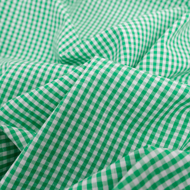 Vichy Petits Carreaux Vert - Maison Klem