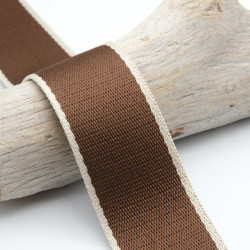 Sangle Bord 38MM Marron Clair - Maison Klem