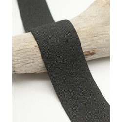 Elastique Lurex 40MM Noir - Maison Klem