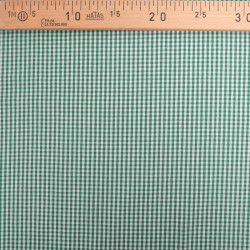 Vichy Petits carreaux vert foncé